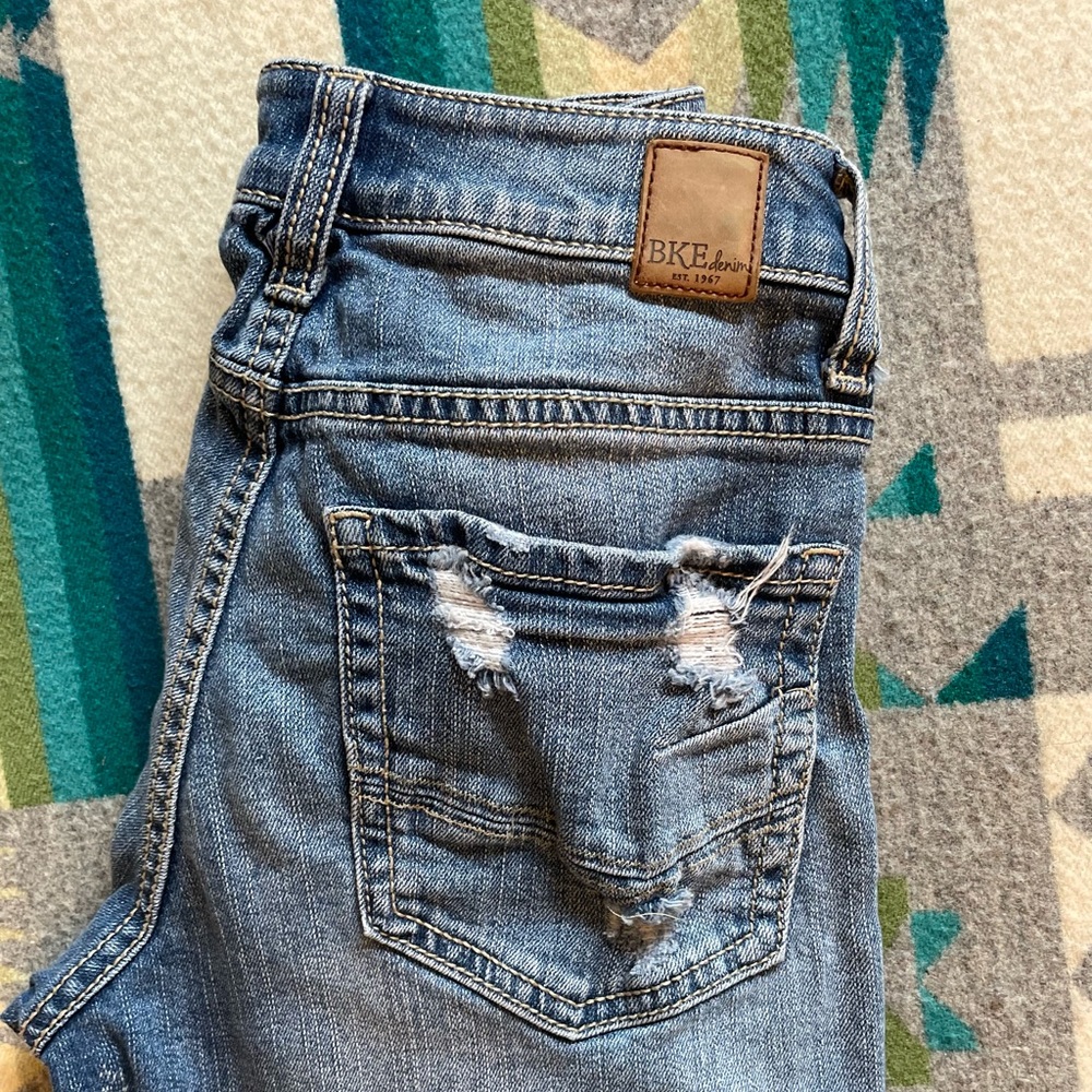 BKE Stella Mid-Rise ankle skinny jeans